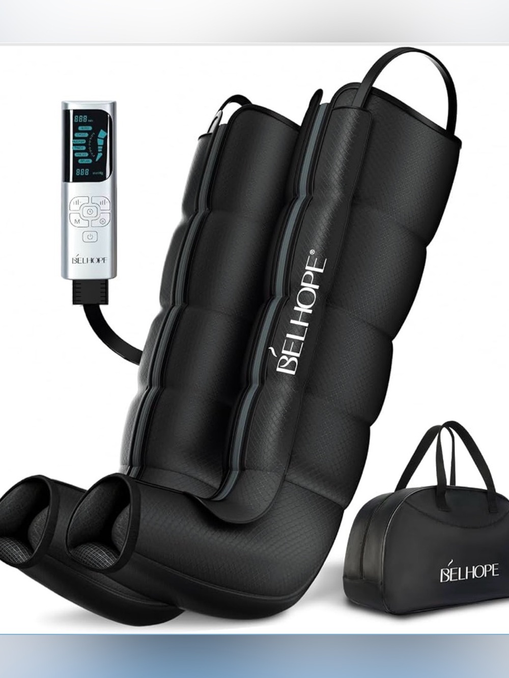 Leg Compression Massager for Circulation and Pain Relief
